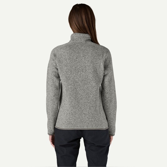Patagonia Women's Better Sweater® 1/4-Zip Fleece pullover heather grey SZ S - Picture 2 of 11